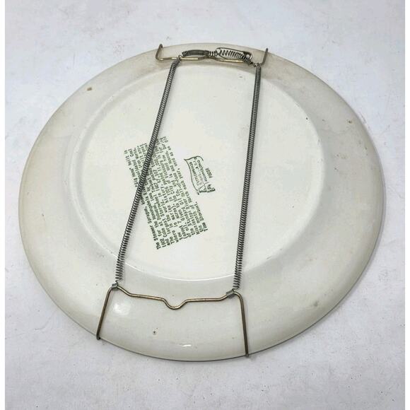 VTG STEAMER SPRAGUE Sternwheel Tow Boat Collector Plate 10" Kettlesprings Kilns - Picture 7 of 8